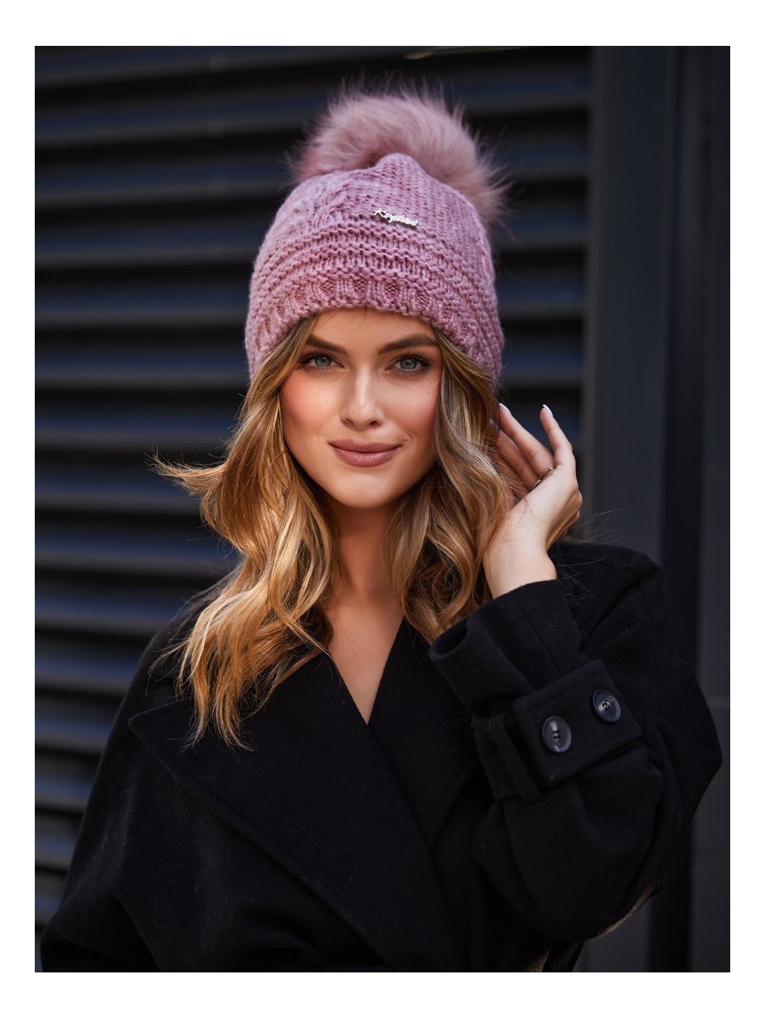 Dark pink women\'s winter hat C10 - Online store - Boutique